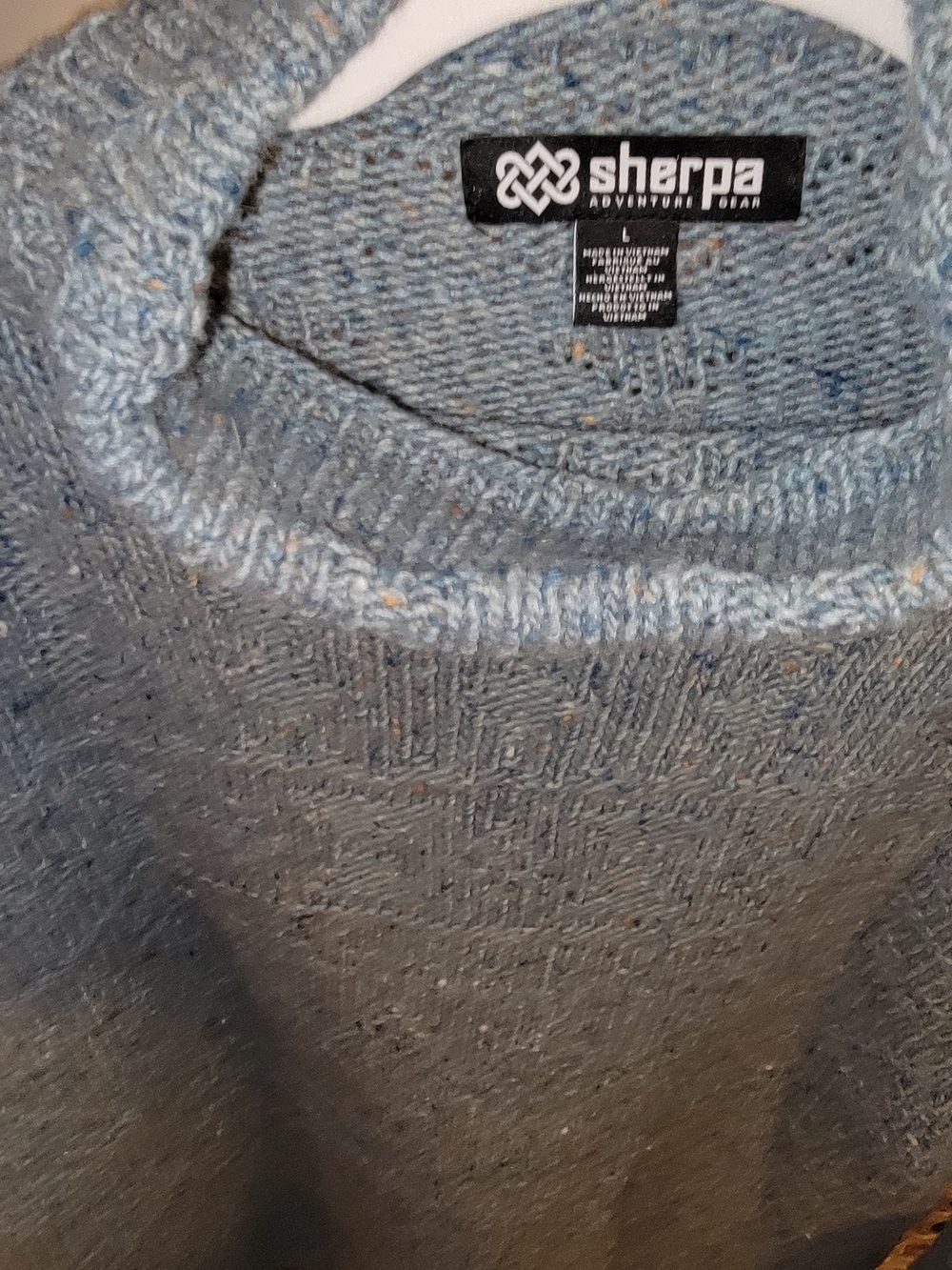 Women's Blue Crewneck Sweater